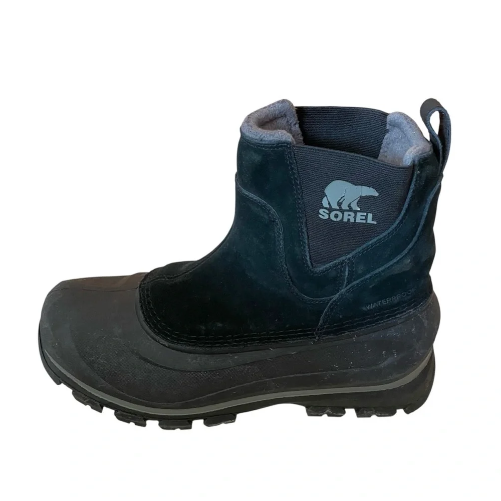Sorel Black Winter Boots for Men 9